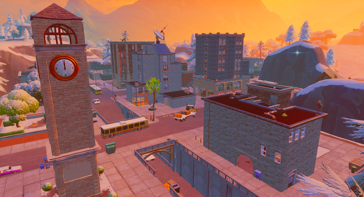 tilted